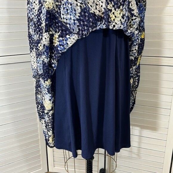 Chris McLaughlin Floral Dress Plus 24W Size Floral Fit & Flare - Picture 11 of 13